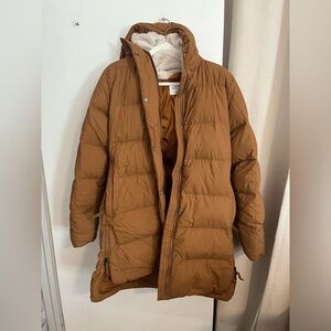 REI co op mid thigh length winter coat